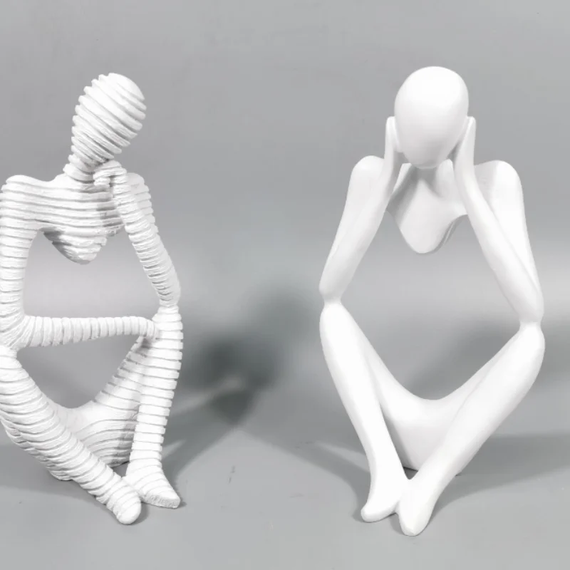 

Home decor gifts crafts character sketch drawing painting minimodel resin statue Decoration