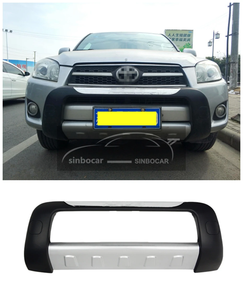 Автомобиль ABS пластик Передний + Задний бампер протектор Подоконник Накладка