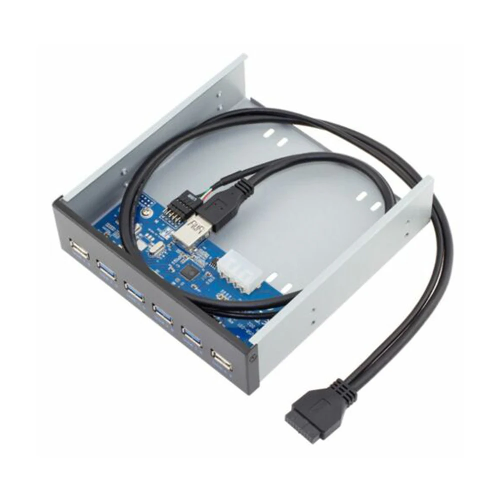 Флоппи Бей настольная Передняя панель 6 портов Высокая Скорость