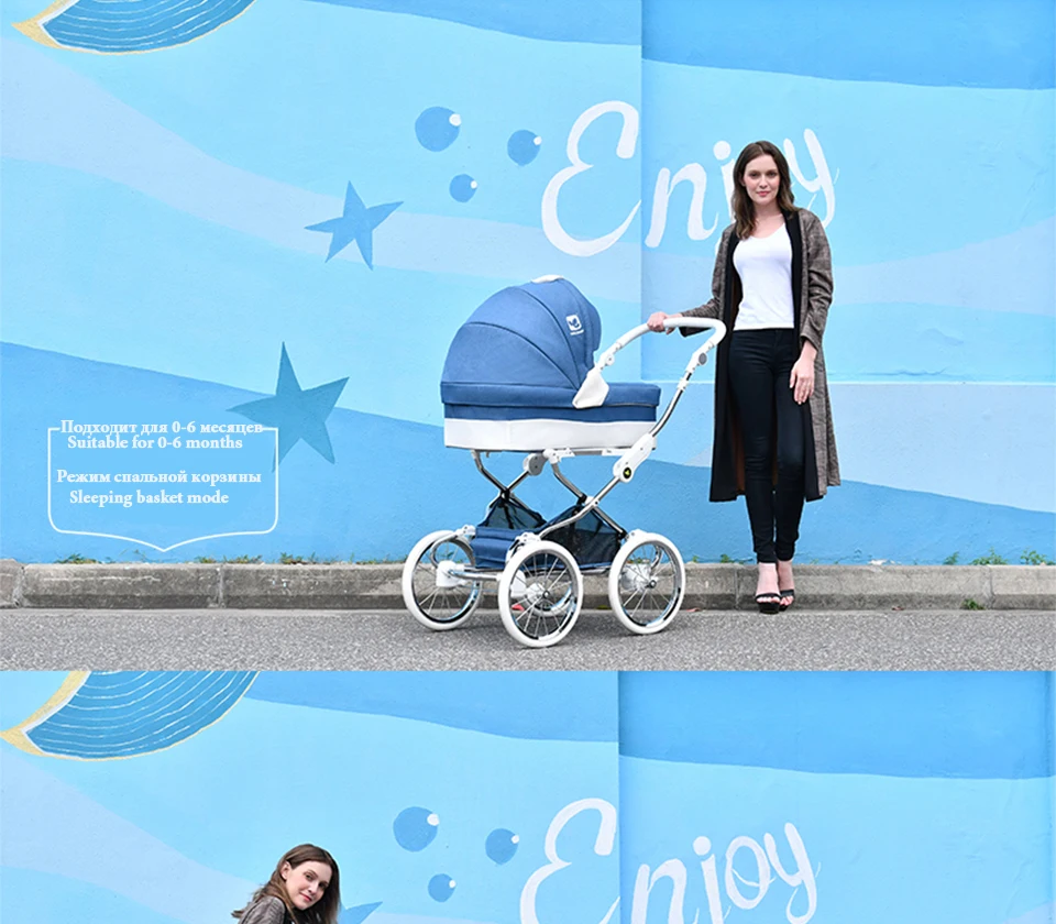 CoolBaby/Детская Коляска 2 в 1; коляска для лежа или увлажнения; складной светильник; Двусторонняя детская коляска; четыре сезона;