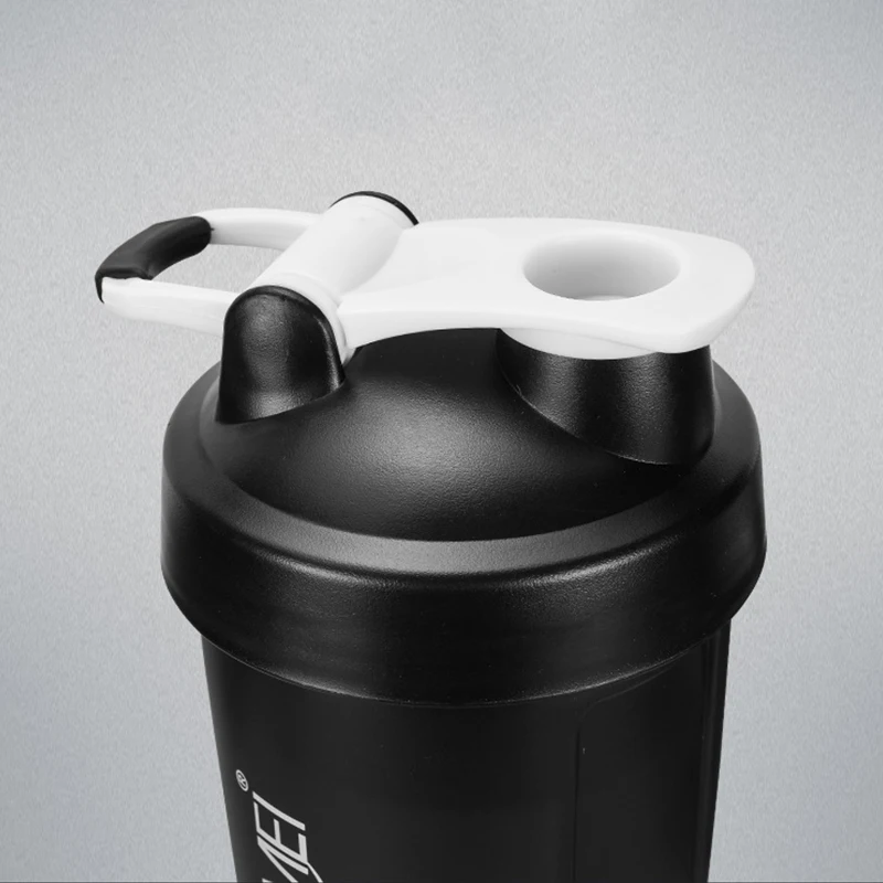 650 мл Пластик скраб тряски чашки весы Шейкер Бутылка шейкер для протеина