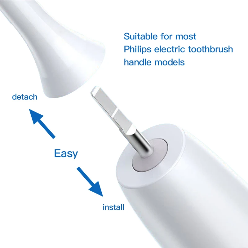 Replacement For Philips Kid HX6 Toothbrush Heads Sonicare Electric Tooth DuPont Soft Brush Heads Smart Clean Suitable Head enlarge