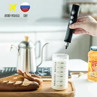 3 в 1 портативный Перезаряжаемый Электрический вспениватель молока, пенообразователь, ручной вспениватель, высокоскоростной смеситель для напитков, палочка для вспенивания кофе
