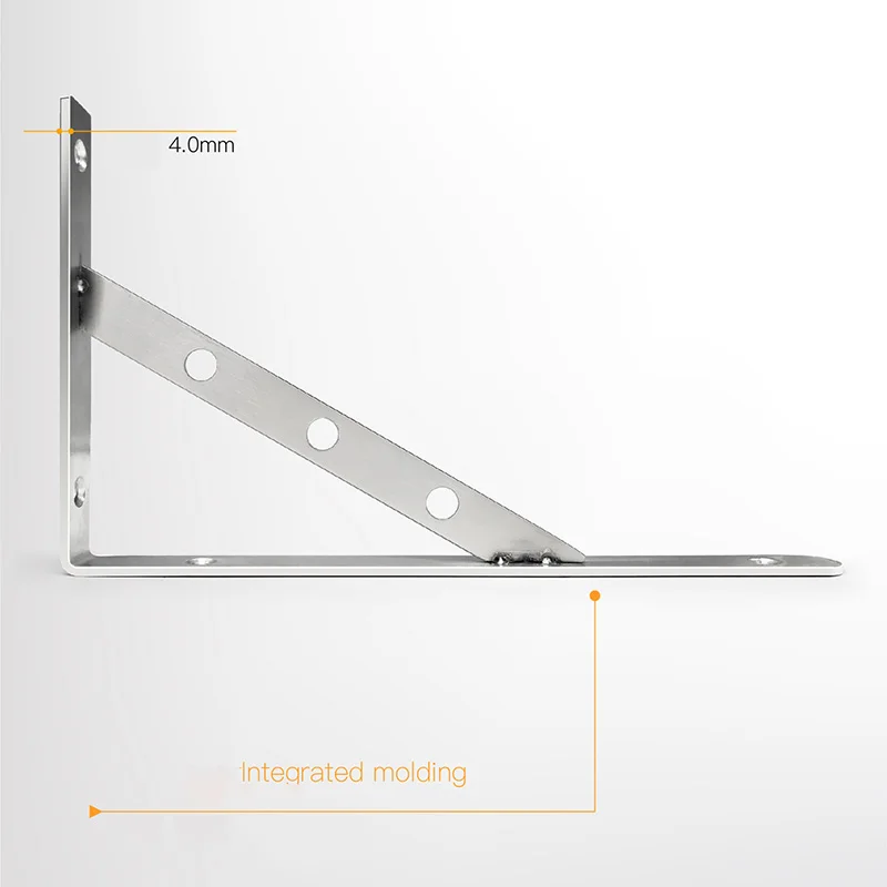 Треугольный угловой кронштейн тяжелая опора настенный для настольной полки |