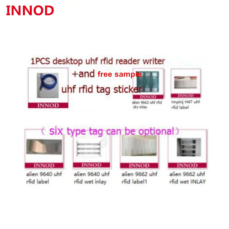 promotion Price 5cm-2meters desktop uhf rfid reader EPC Class1 Gen2 ISO18000-6c UHF tags writer optional usb rs232 wiegand | Безопасность