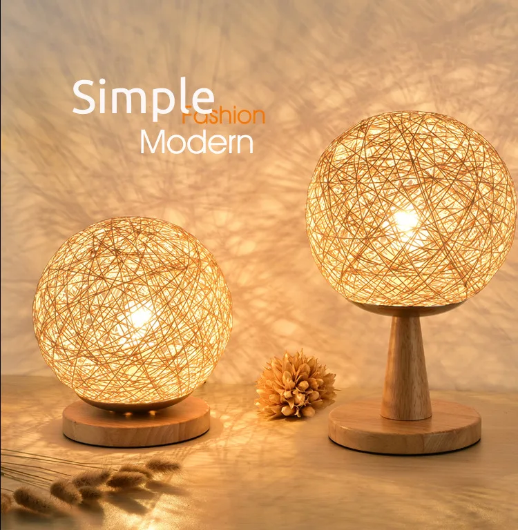Настольная лампа в скандинавском шарике современный минималистичный креативный