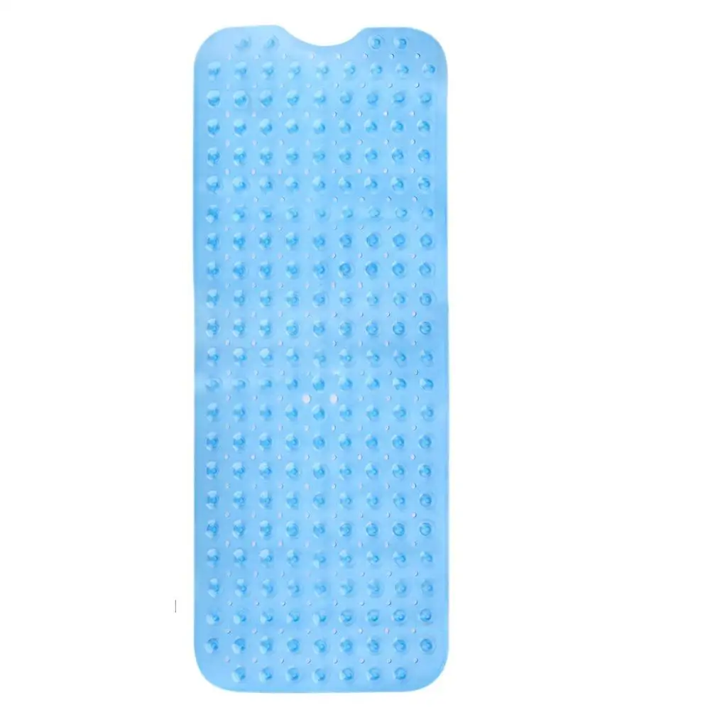 non slip bath mat rectangle pvc anti skid bathroom mats soft massage suction cup anti bacterial shower bath mat bathtub carpet free global shipping