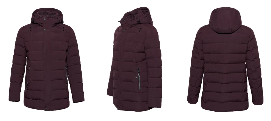 ICEbear new men's winter jacket warm detachable hat male short coat fashion casual apparel man brand clothing MWD18813D