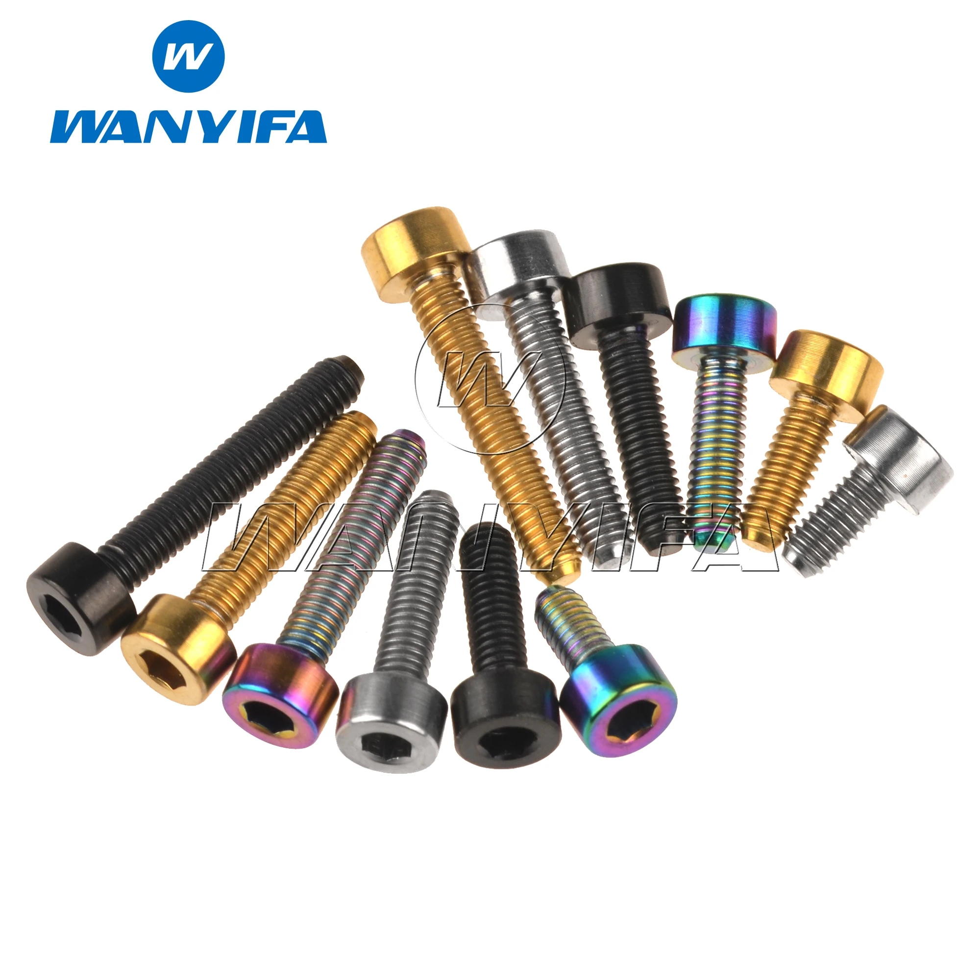 Титановый болт Wanyifa M3x 6 8 10 12 15 18 мм шестигранный ключ винты для стигмы авиационных