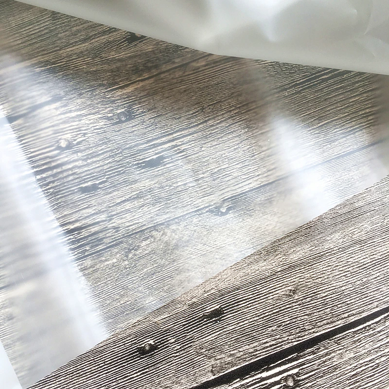 Новая прозрачная туманная ТПУ ткань пластиковая одежда модный дождевик