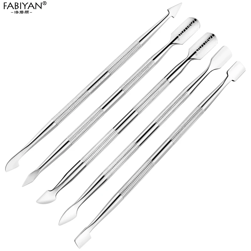 Дизайн ногтей омертвевшая кожа Толкатель для кутикулы удаления двухсторонней