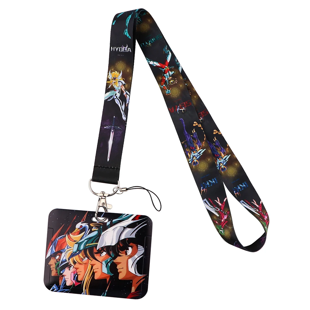 LX908 аниме брелок для ключей чехол удостоверения личности бейдж держатель