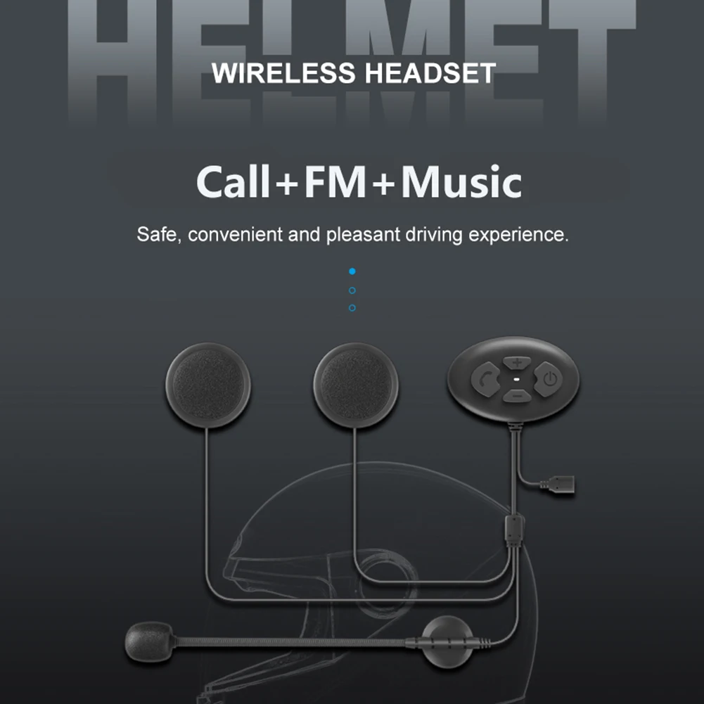 Мотоциклетный шлем Bluetooth гарнитура IP54 Водонепроницаемый Спорт езда наушники