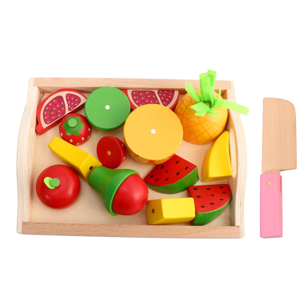 9 шт. имитация фруктов модели магнитные разделочные игрушки DIY Набор для резки