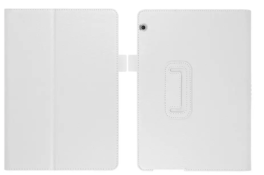 Ультратонкий складной чехол-подставка из искусственной кожи для huawei Mediapad T5 10, чехол AGS2-W09/L09/L03/W19 10,", чехол для планшета+ ручка - Цвет: white