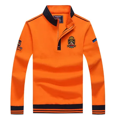 8828ORANGE Высококачественные брендовые новые модные мужские свитера и пуловеры Tace Shark, известный бренд, мужской свитер на молнии размера плюс M-3XL - Цвет: 8828ORANGE