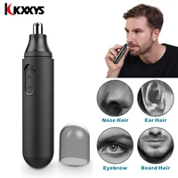 electric nose hair ear eyebrow trimmer portable nose hair cut shaping removal face care shaver clipper safe cleaner tool