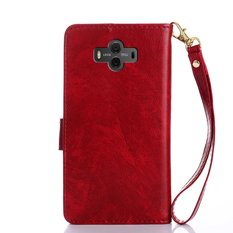 For Huawei Mate 30 Pro Lite Fashion Zipper Wallet Bag Flip Leather Case Lanyard Card Slots Stand Phone Cover