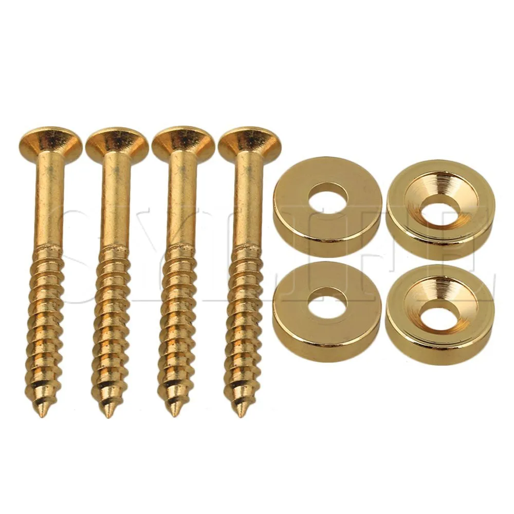 

Gold Neck Joint Bushings And Bolts For Electric Guitar Pack of 4