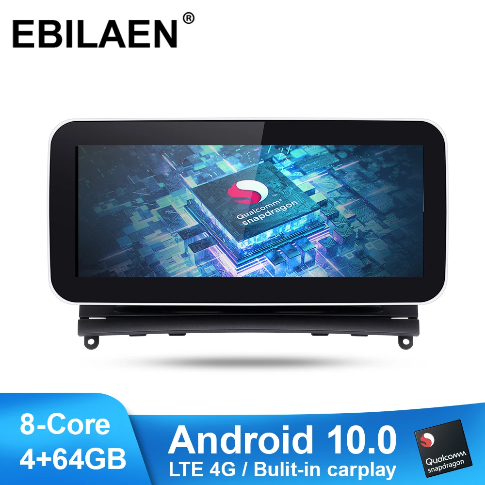 

Qualcomm Snapdragon автомобильный Радио мультимедийный плеер для Mercedes Benz C Class W204 S204 2007-2010 Android 10,0 Авторадио Навигация