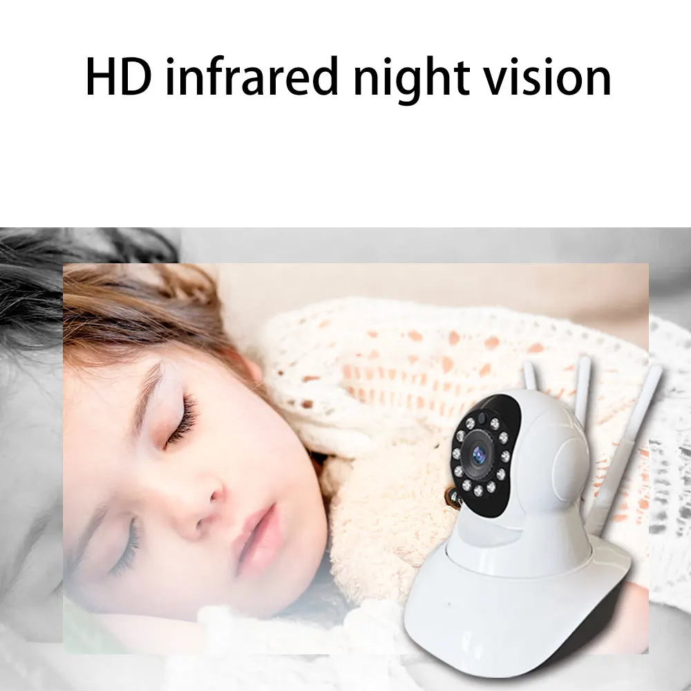

1080P 5WiFi Surveillance Camera IP Camera Wireless Home Security Protection Night Vision Two Way Audio CCTV Camera Indoor Baby