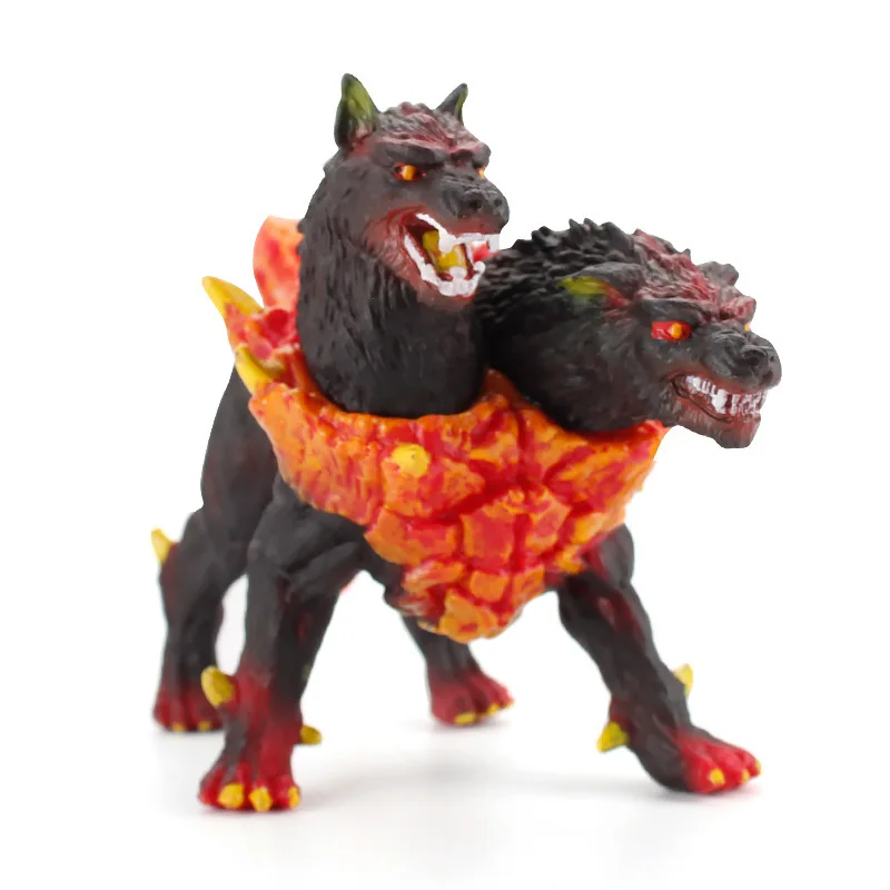 Мифигурки Cerberus настольные игрушки животные статические украшения двухсторонняя