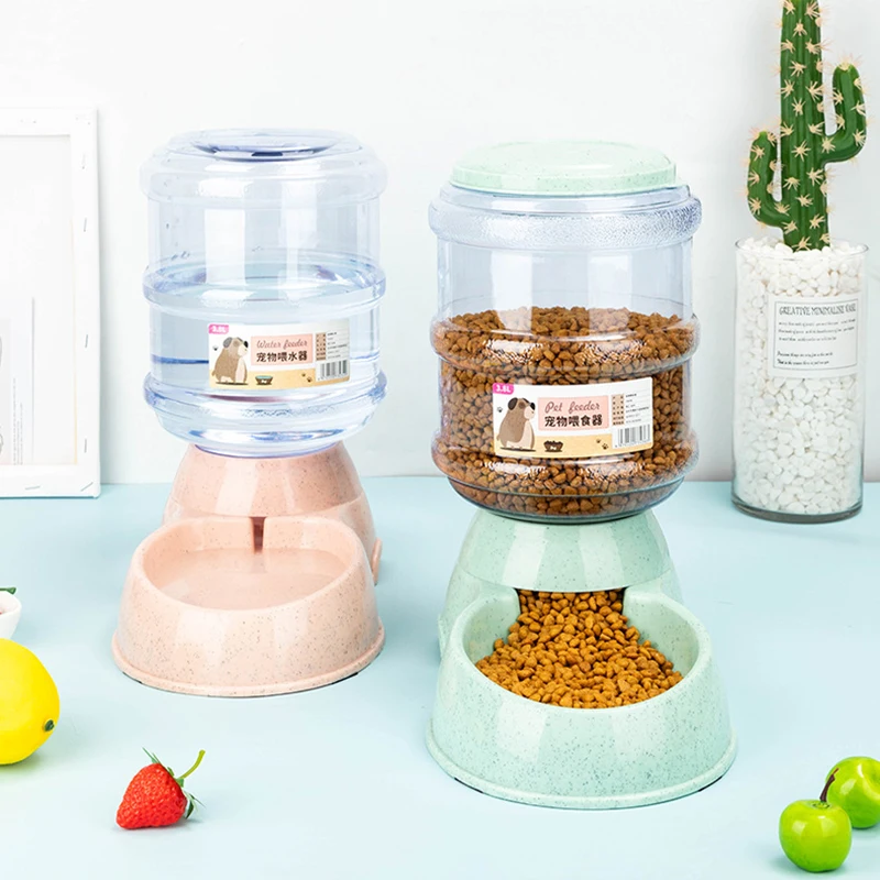 3.8L собака Автоматические кормушки для кошек Большой Ёмкость питьевой