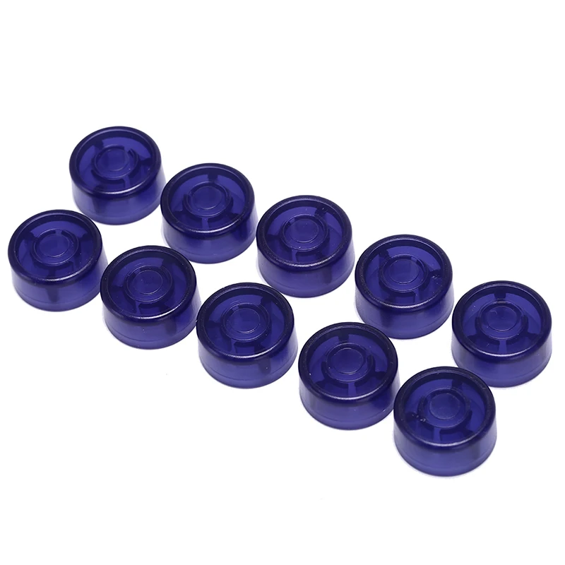 irin 10 teilepaket fußschalter elektrische gitarre effekt pedal fuß nagel kappe verstärker candy farbe schalter topper knopf zubeh