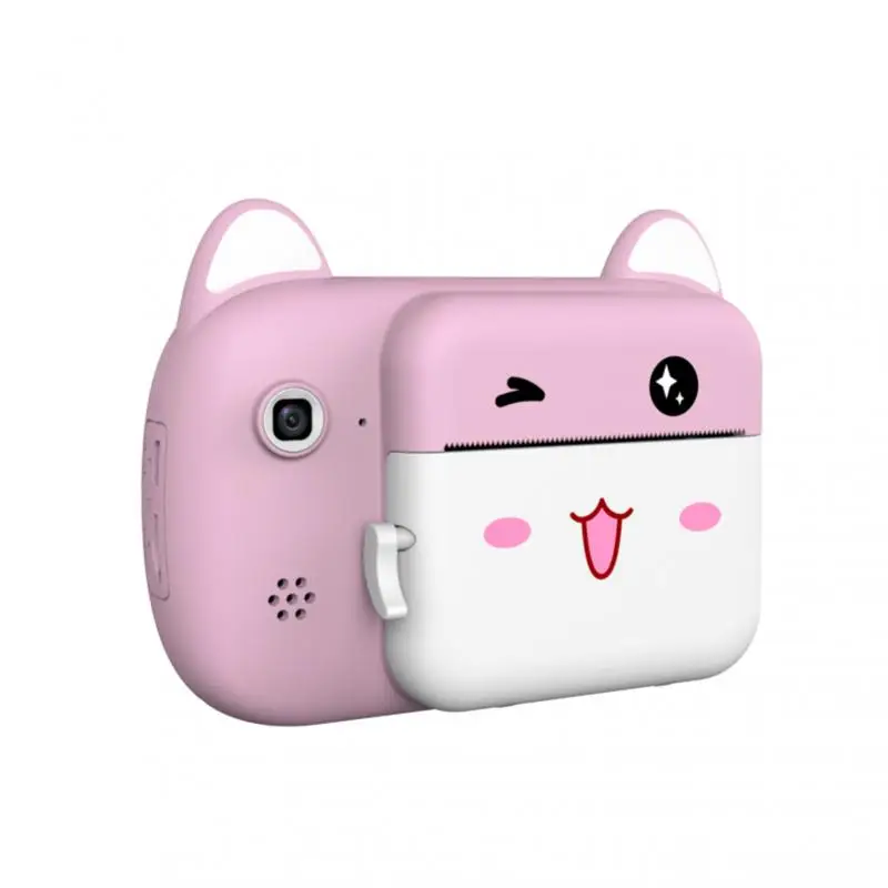 

1000mAh 2.4 Inches 1080P Kids Instant Print Digital Camera OTG Function Video+Photo Paper Card Kids Gift 2300 Photos