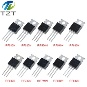 10PCS IRF510 IRF520 IRF530 IRF540 IRF630 IRF640 IRF730 IRF740 IRF830 IRF840 Transistor TO-220 TO220