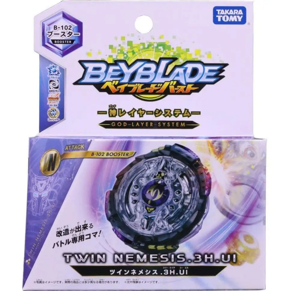 TAKARA TOMY Twin nemжесис/Noctemis .3H.Ul Burst Beyblade B-102 большая акция
