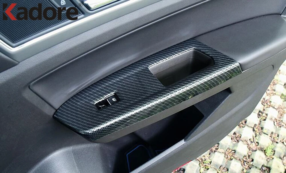 Панель для стеклоподъемника из углеродного волокна Volkswagen Atlas Teramont 2017 2018 2019