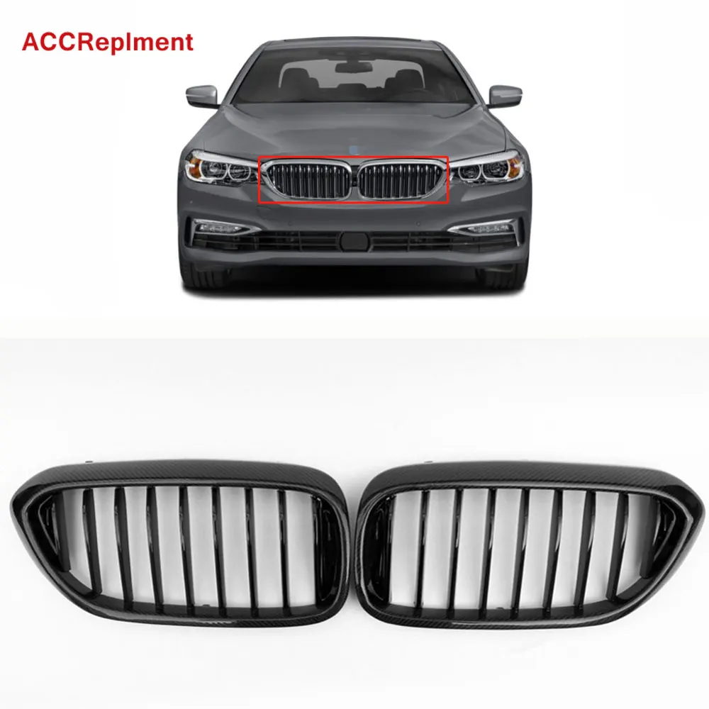 Решетка для переднего бампера одиночная двойная решетка BMW 5 серии G30 G38 2017-2020