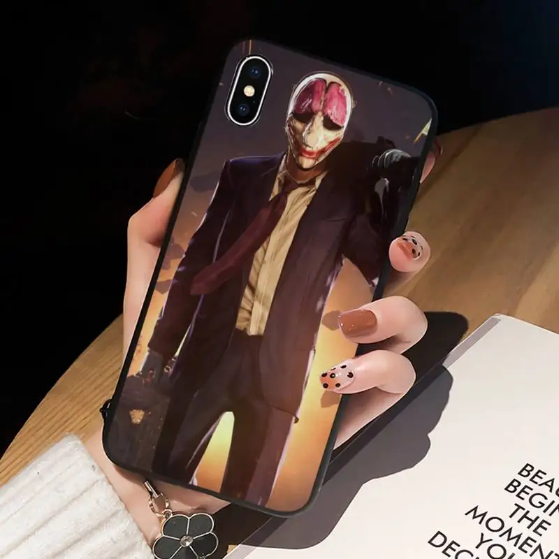 Чехол для телефона Zororong Cool Face payday 2 iPhone 12 Mini 11 Pro XS Max X XR 7 8 Plus | Мобильные телефоны и