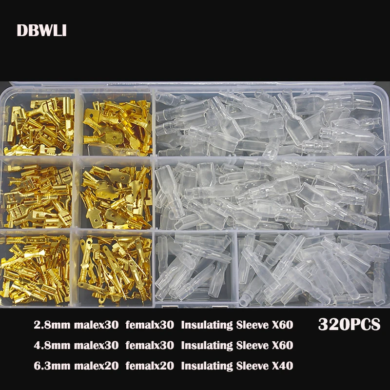 Клеммы обжимные штекерные 1040/320/300/2 2/2 8 мм 4 8/6 3 шт. | Обустройство дома