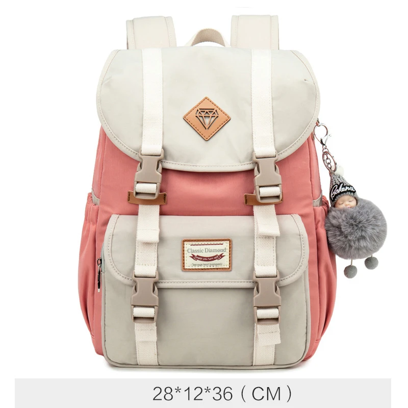 Macarons Mochila Feminina, женский рюкзак, Студенческая сумка для книг, Водонепроницаемый Школьный рюкзак, большой рюкзак для путешествий, милые сумки для девочек Rugzak