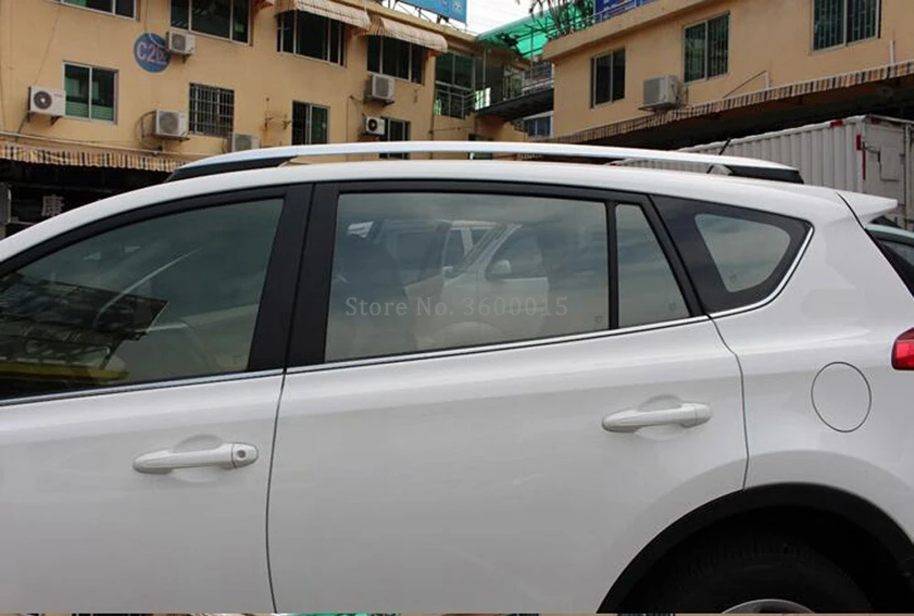 Для Toyota Rav4 Rav 4 2014 2015 2016 2017 серебристый алюминиевый багажник на крышу багажный