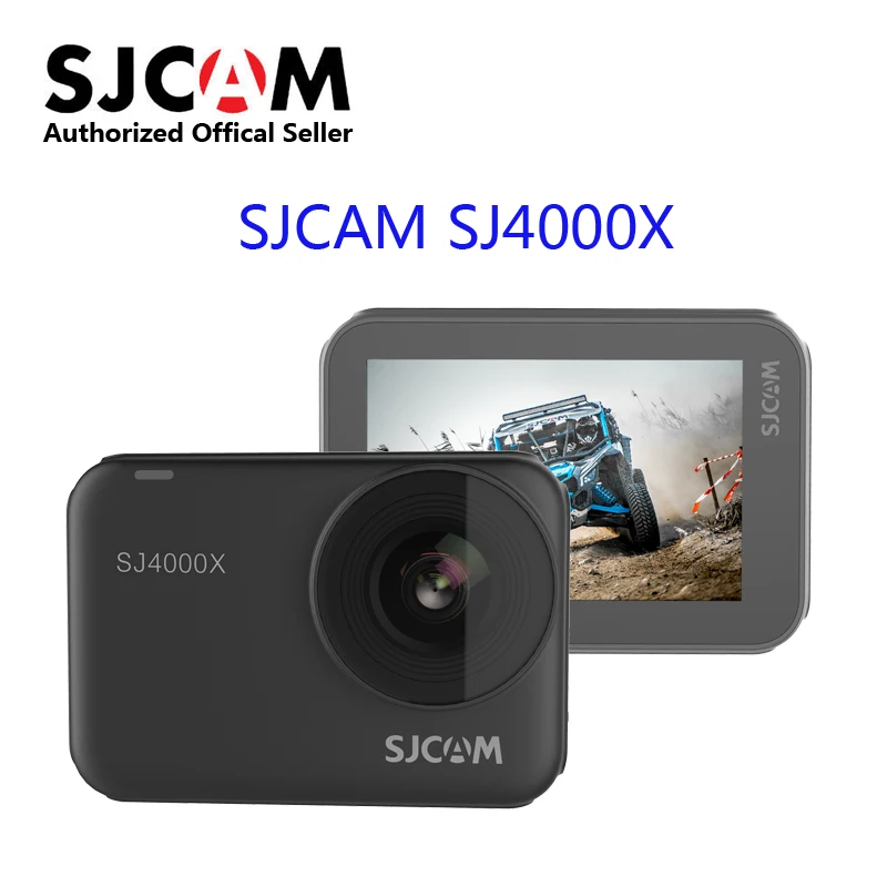 Экшн камера SJCAM SJ4000X водонепроницаемая 4K 24fps Wi Fi дистанционное управление