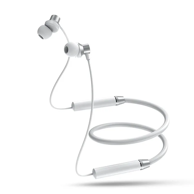 White Беспроводные наушники Bluetooth 5,0, шумоподавление, Hi-Fi стерео магнитные наушники-вкладыши, спортивные водонепроницаемые наушники IPX5 - Цвет: White