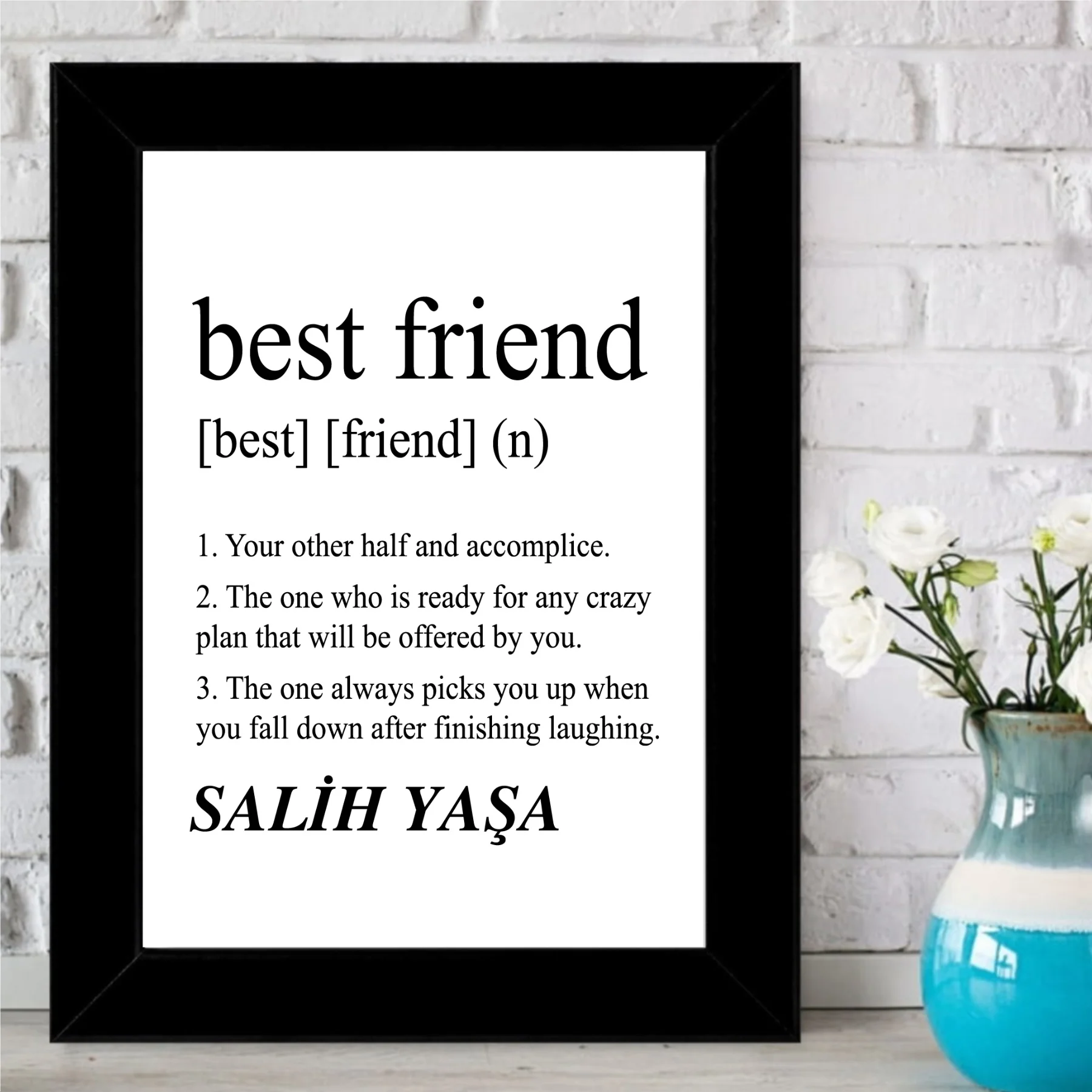 

Personalized Custom Best Friends Printed Frame-4