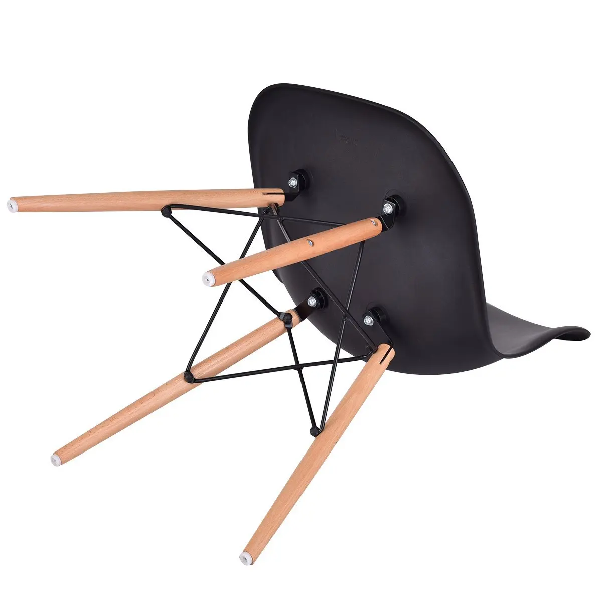 

Living Room Chairs/Dining Chairs/Desk Chairs/Office Chairs/Leisure Chairs/Natural Beech Chairs with ABS backrest, a Set of 4