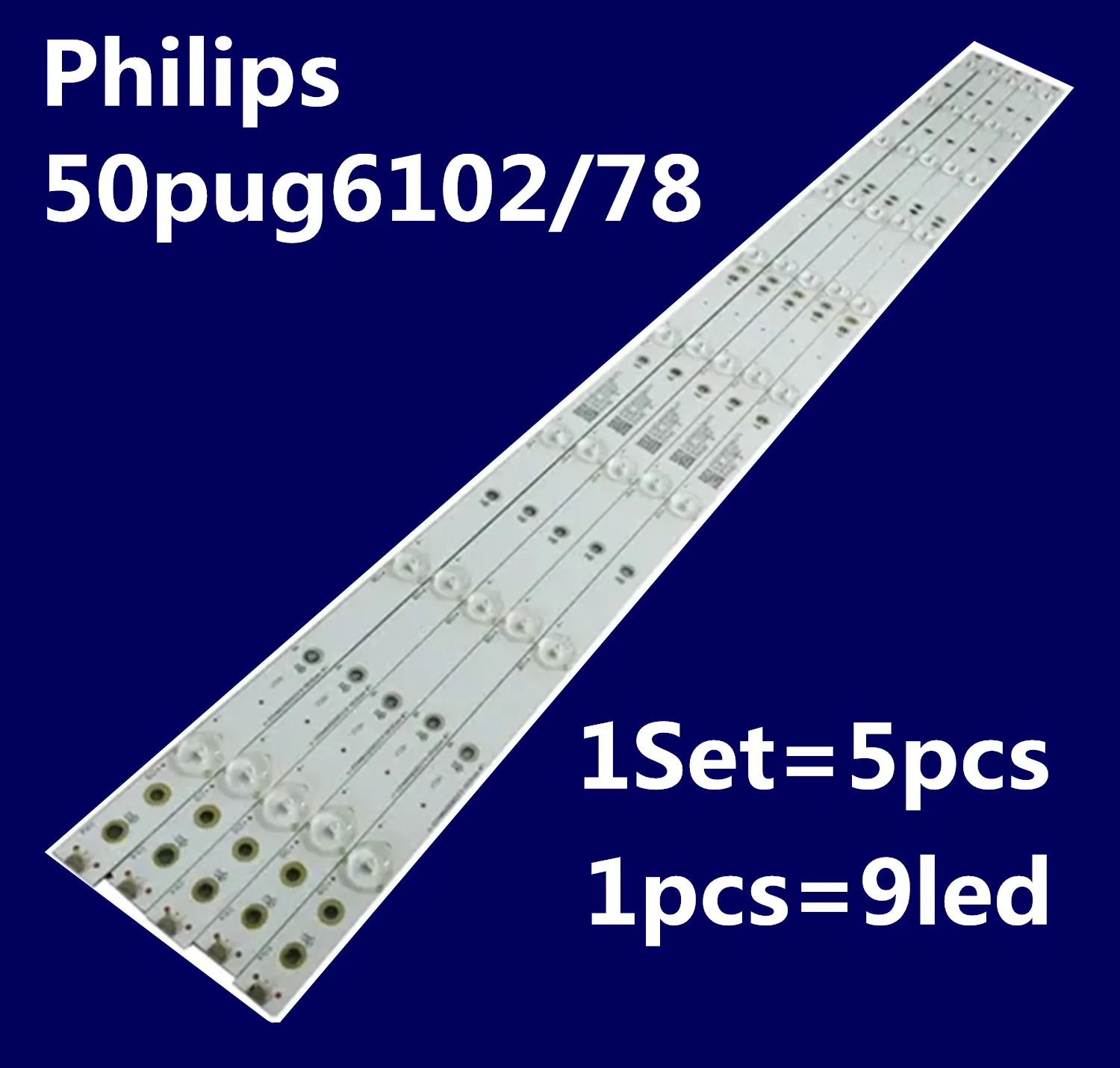 1 комплект = 10 шт. светодиодный полоски для Phi lips 50pug6102 / 78 50PUF6102/T3 АОС Le50u7970 | Лампы и