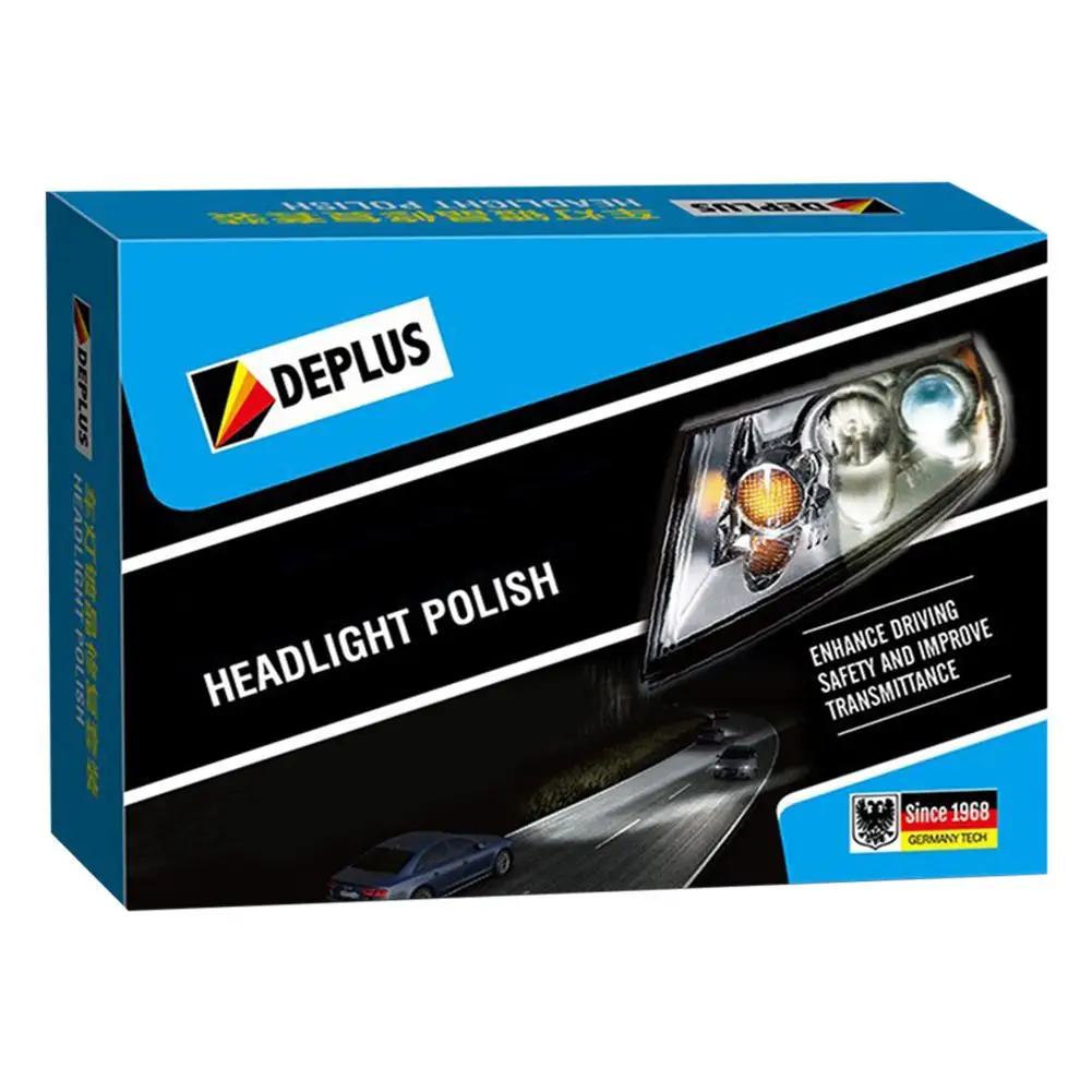 Реставрация фар автомобиля Жидкий блеск набор 30 мл авто передняя фара мотоцикла