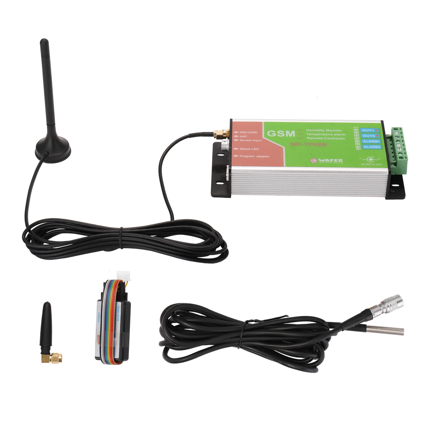 GSM Temperature Monitoring SMS Alarm Report Email Data Log Two Relay Output And Input Port | Инструменты