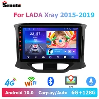 srnubi android 10 car radio for lada x ray xray 2015 2019 multimedia video player 2 din gps navigation carplay dvd head unit