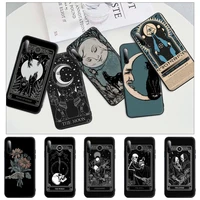 witches moon tarot mystery totem black silicone phone case cover for redmi s2 4x 5 5a plus 6 6a 7 7a 8 8a 9 9a