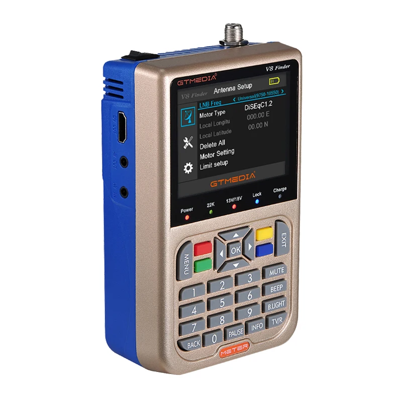 [Новинка 100%] V8 Finder Meter SatFinder Digital Satellite DVB S/S2/S2X HD 1080P приемник ТВ сигнала спутниковый