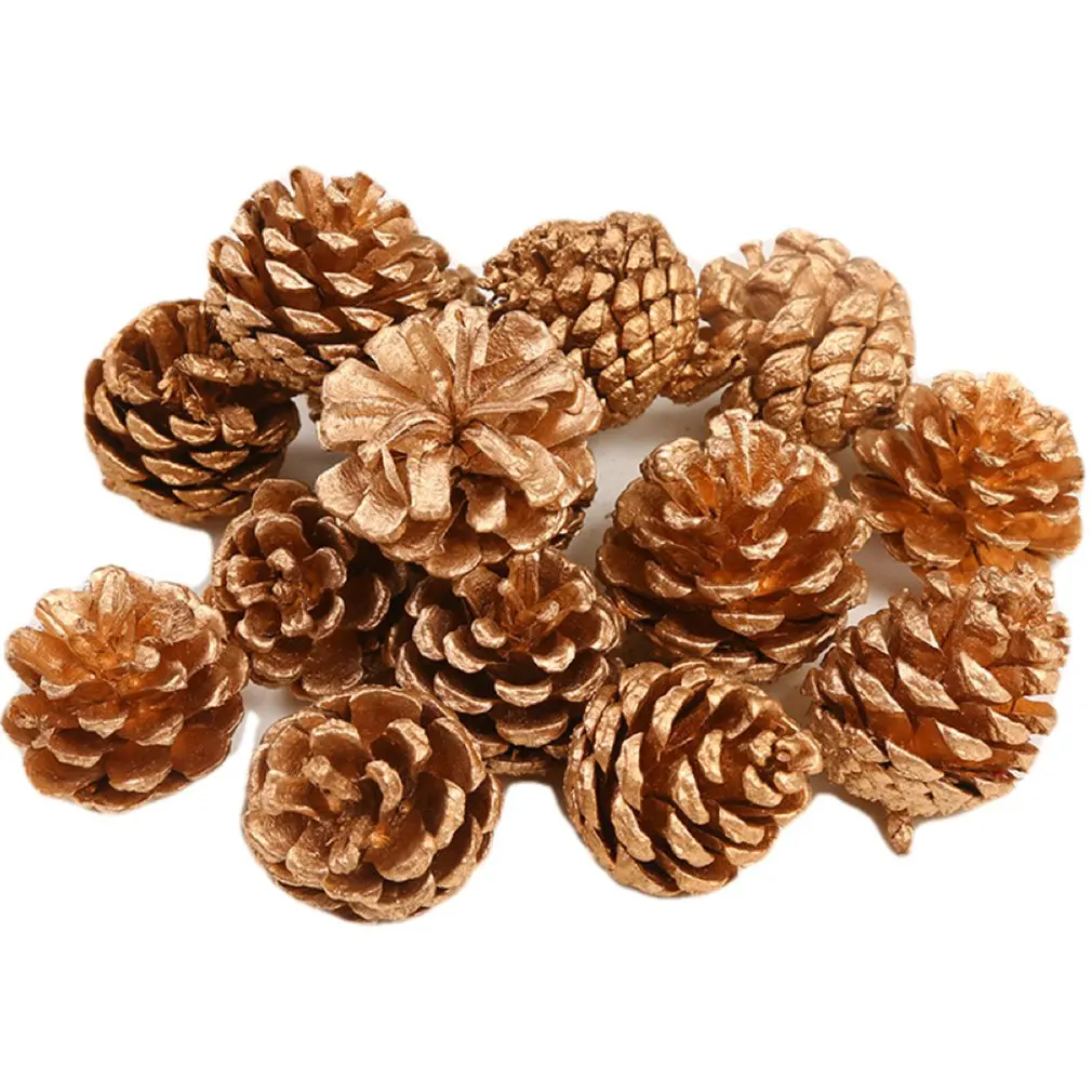 

Натуральные сосновые конусы Pinecone Bauble ремесла Рождественская елка украшение подвеска для дома Рождественская елка подвесные украшения