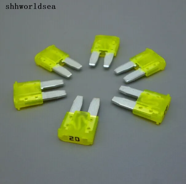 

worldgolden 20pcs 8mm 20A auto Mini Blade Fuse Car fuse for mondeo for ford