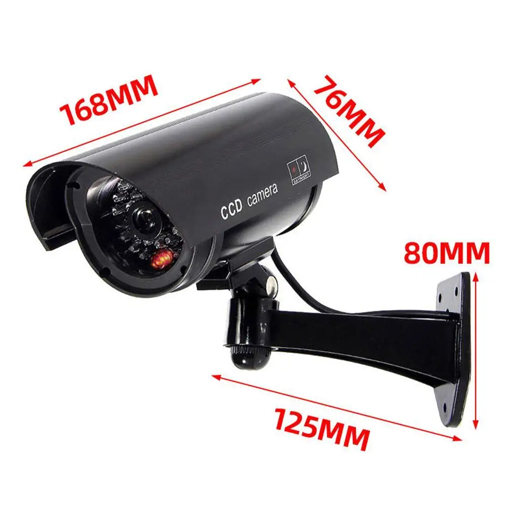 

camera security CCTV outdoor waterproof Emulational Decoy wifi video Flash Red dummy IR Camera surveillance Led LED D7O2